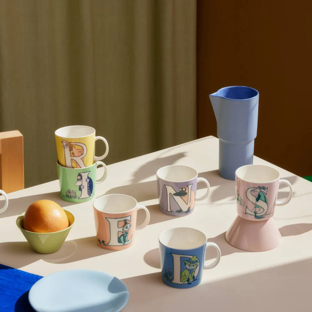 Kubek porcelanowy 400ml Muminki ABC Buka "N" Moomin Arabia - Image 4